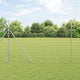 Vidaxl clôture de pâturage argent 50 x 1,6 m acier galvanisé