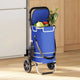 Vidaxl desserte bleu 36,5 x 46,5 x 100,5 cm tissu oxford