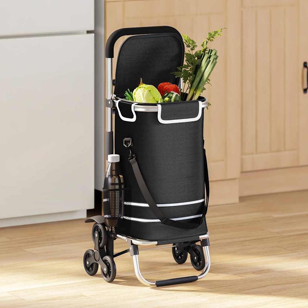 Vidaxl desserte de magasin noir 47 x 39 x 100,5 cm tissu oxford