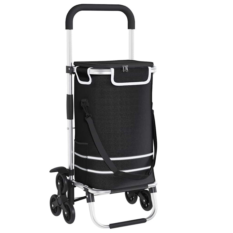 Vidaxl desserte de magasin noir 47 x 39 x 100,5 cm tissu oxford