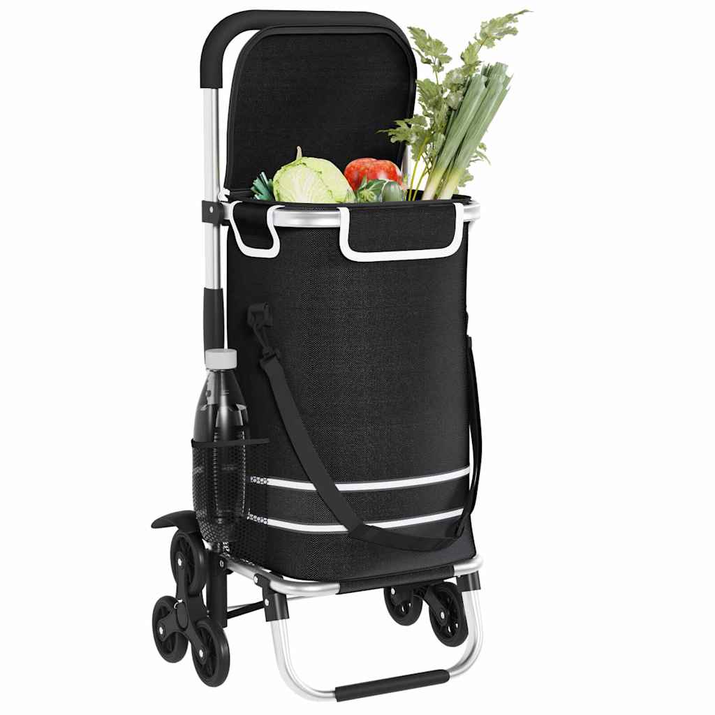 Vidaxl desserte de magasin noir 47 x 39 x 100,5 cm tissu oxford