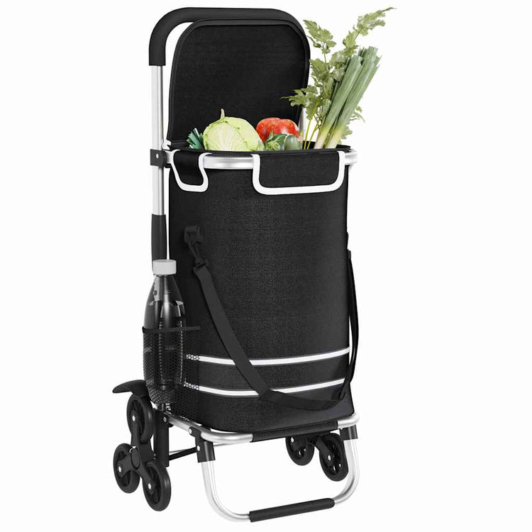 Vidaxl desserte de magasin noir 47 x 39 x 100,5 cm tissu oxford