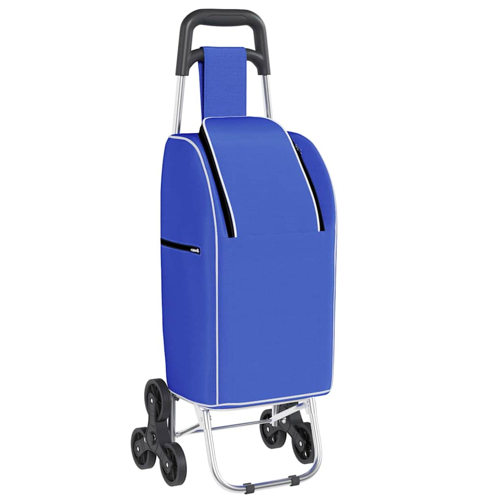 Vidaxl desserte bleu 39,5 x 33 x 93 cm tissu oxford