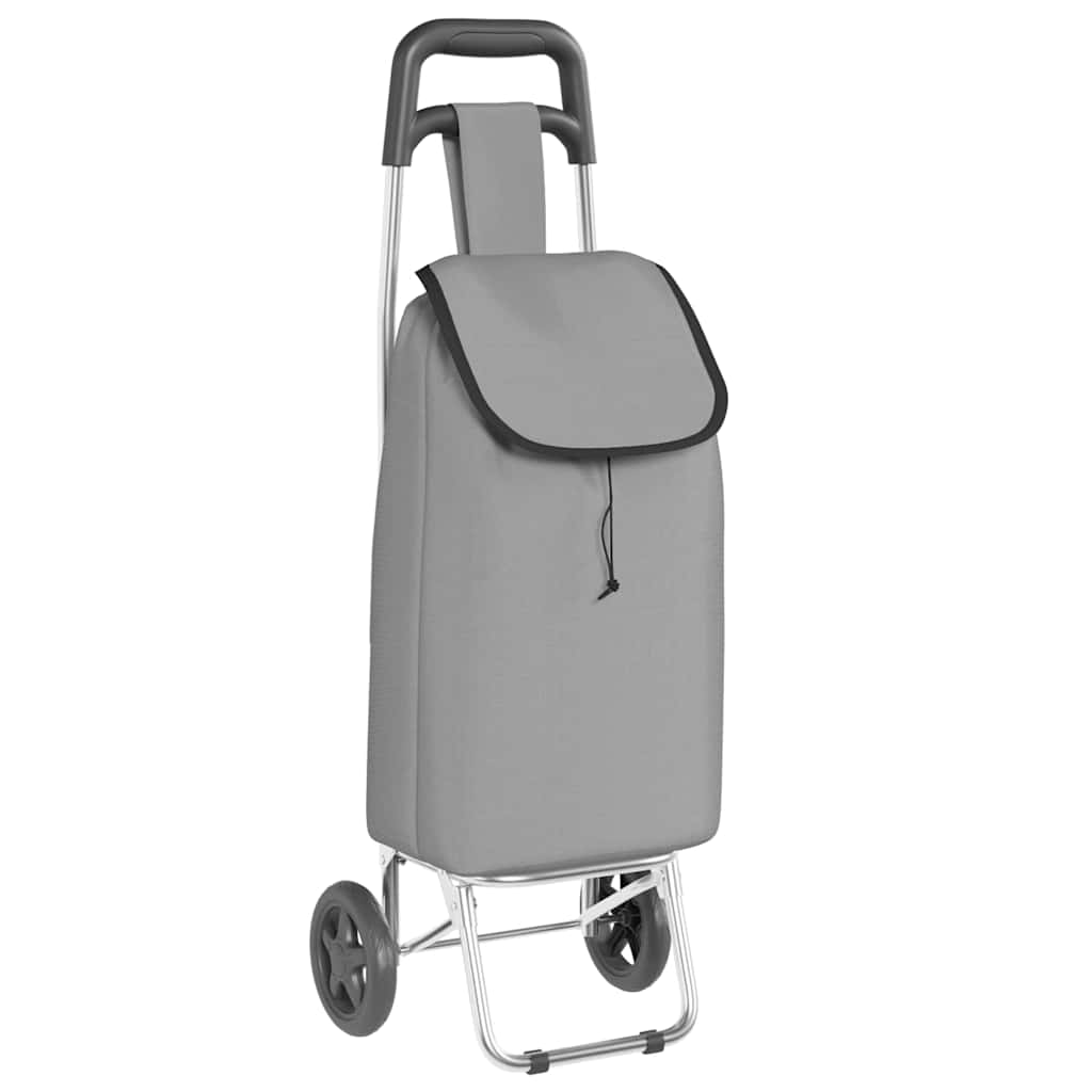 Vidaxl desserte gris 35 x 28 x 92 cm tissu oxford