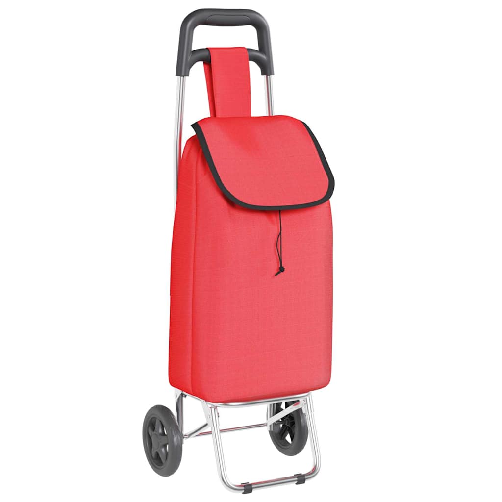 Vidaxl desserte rouge 35 x 28 x 92 cm tissu oxford