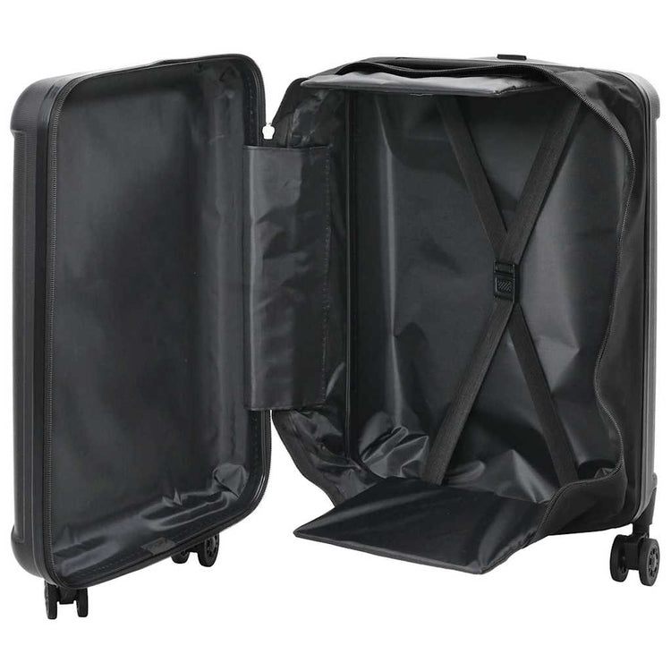 Vidaxx valise avec serrure noir 34 x 23 x 55,5 cm plastique abs