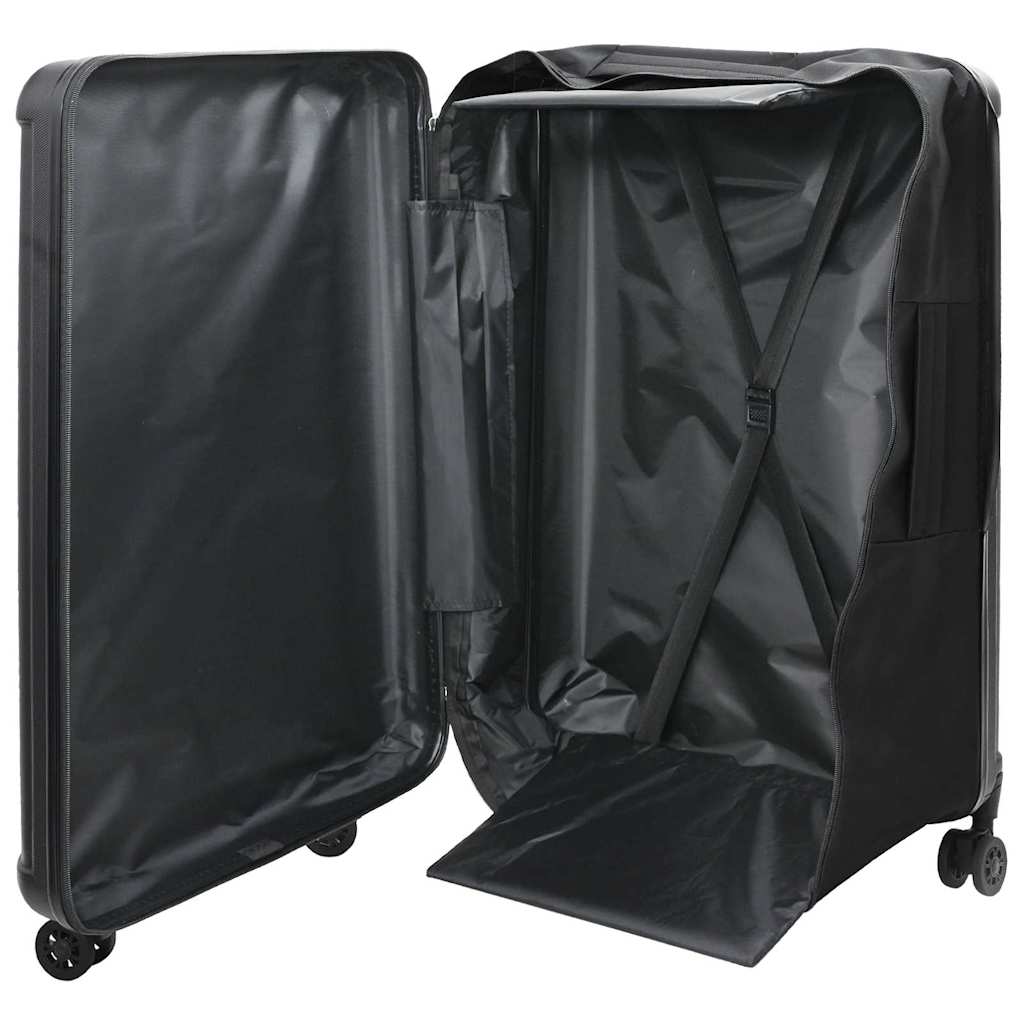 Vidaxx valise avec serrure noir 50 x 30 x 76 cm plastique abs
