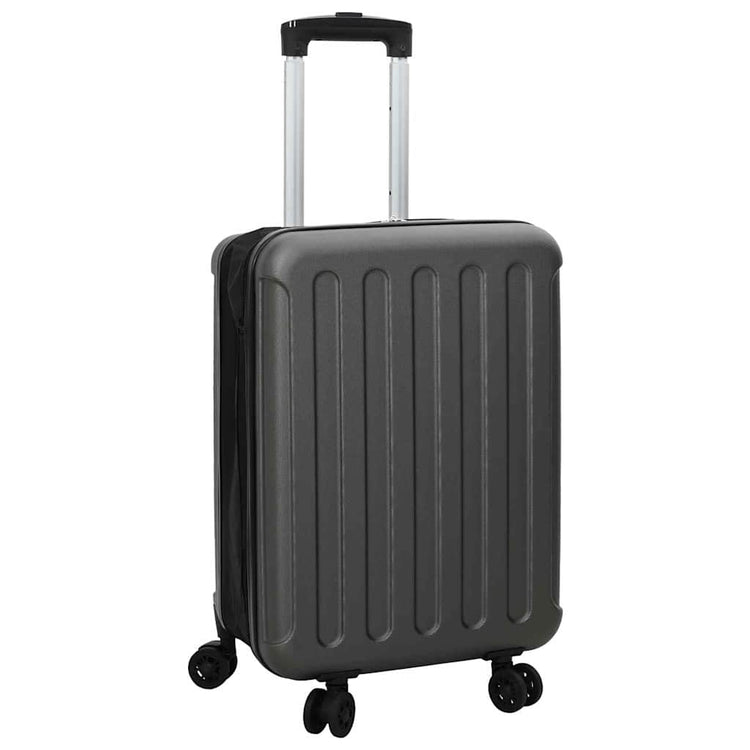 Vidaxx valise avec serrure gris foncé 34 x 23 x 55,5 cm plastique abs