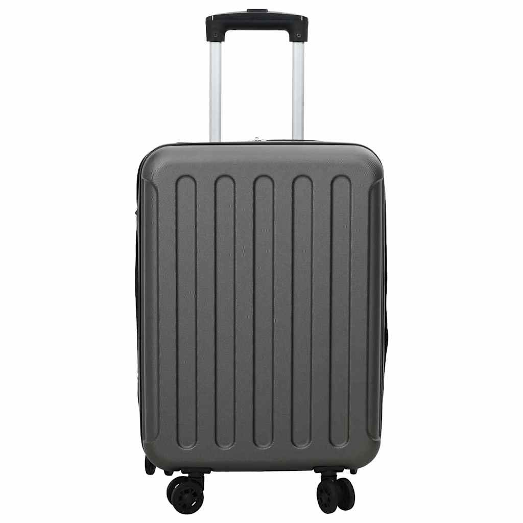 Vidaxx valise avec serrure gris foncé 34 x 23 x 55,5 cm plastique abs
