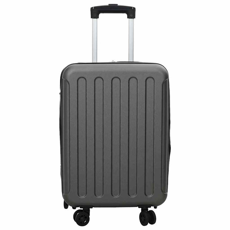 Vidaxx valise avec serrure gris foncé 34 x 23 x 55,5 cm plastique abs