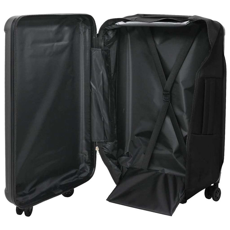 Vidaxx valise avec serrure gris foncé 43 x 27 x 66 cm plastique abs