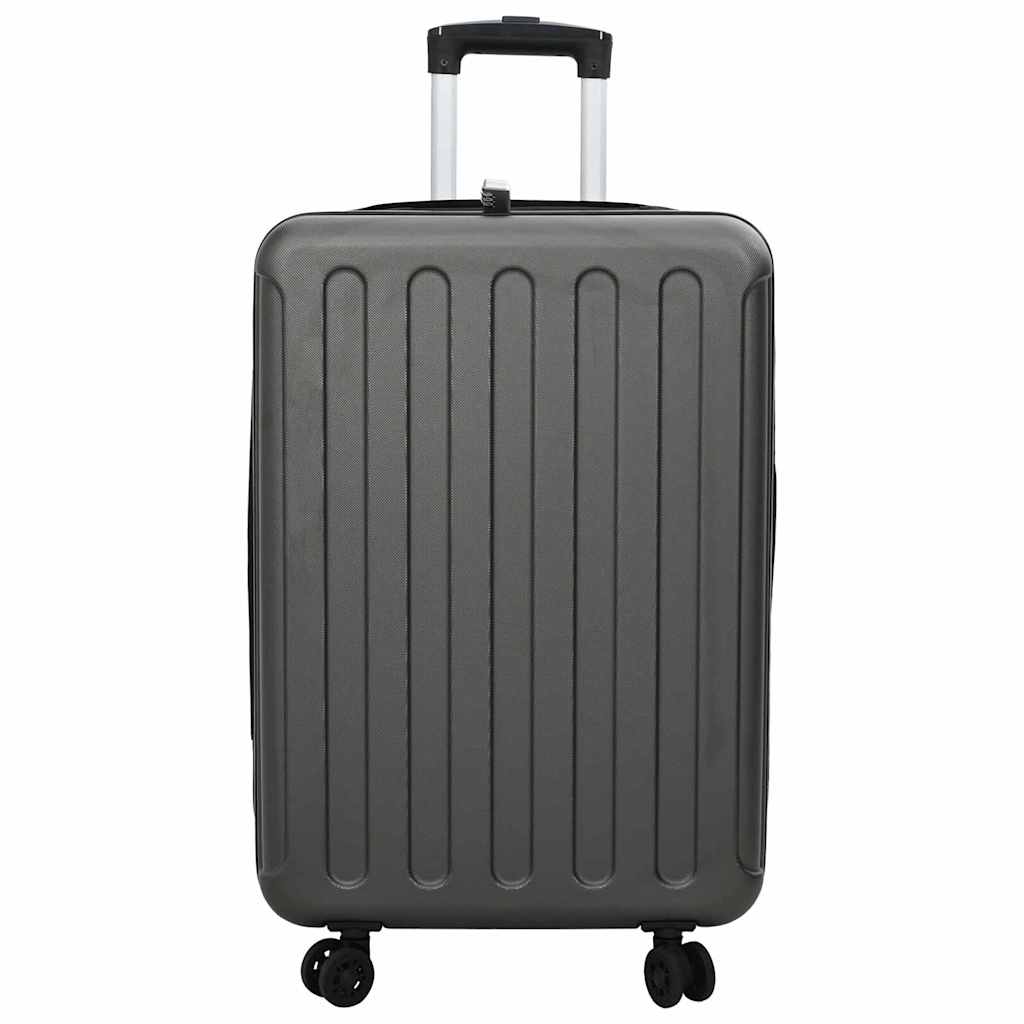 Vidaxx valise avec serrure gris foncé 43 x 27 x 66 cm plastique abs