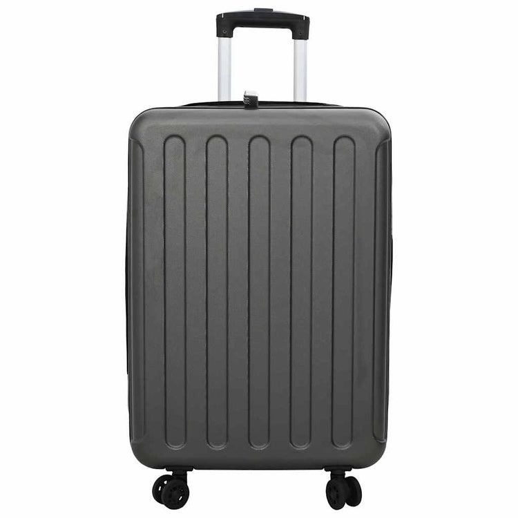 Vidaxx valise avec serrure gris foncé 43 x 27 x 66 cm plastique abs