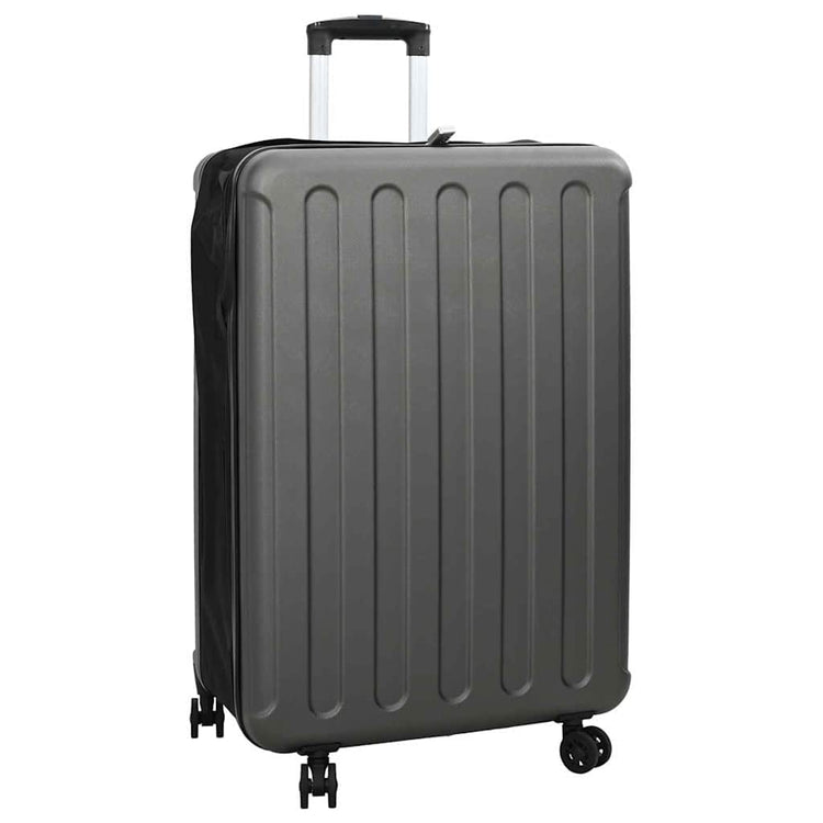 Vidaxx valise avec serrure gris foncé 50 x 30 x 76 cm plastique abs