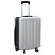 VidaXL valise avec serrure argent 34 x 23 x 55,5 cm plastique abs