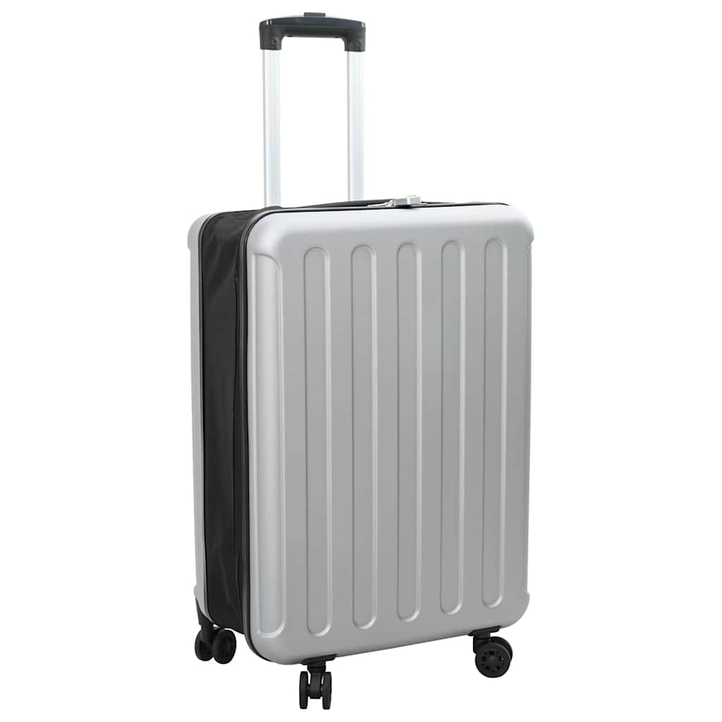Vidaxx valise avec serrure argent 43 x 27 x 66 cm plastique abs
