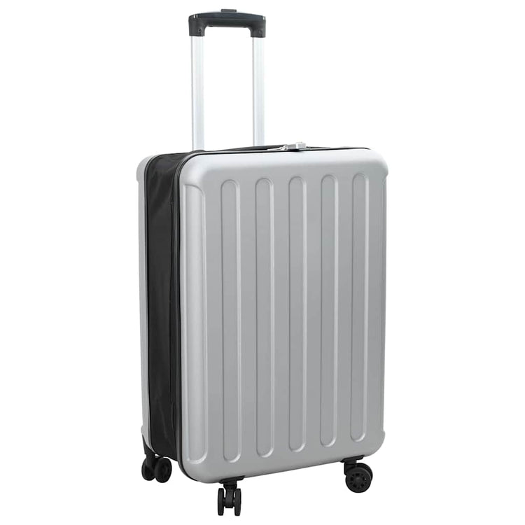 Vidaxx valise avec serrure argent 43 x 27 x 66 cm plastique abs