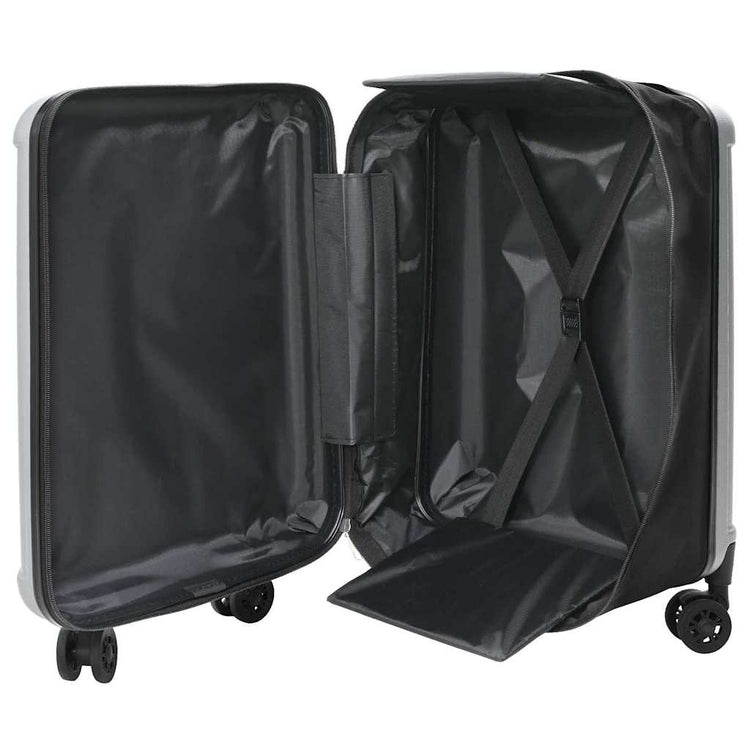 Vidaxx valise avec serrure argent 43 x 27 x 66 cm plastique abs