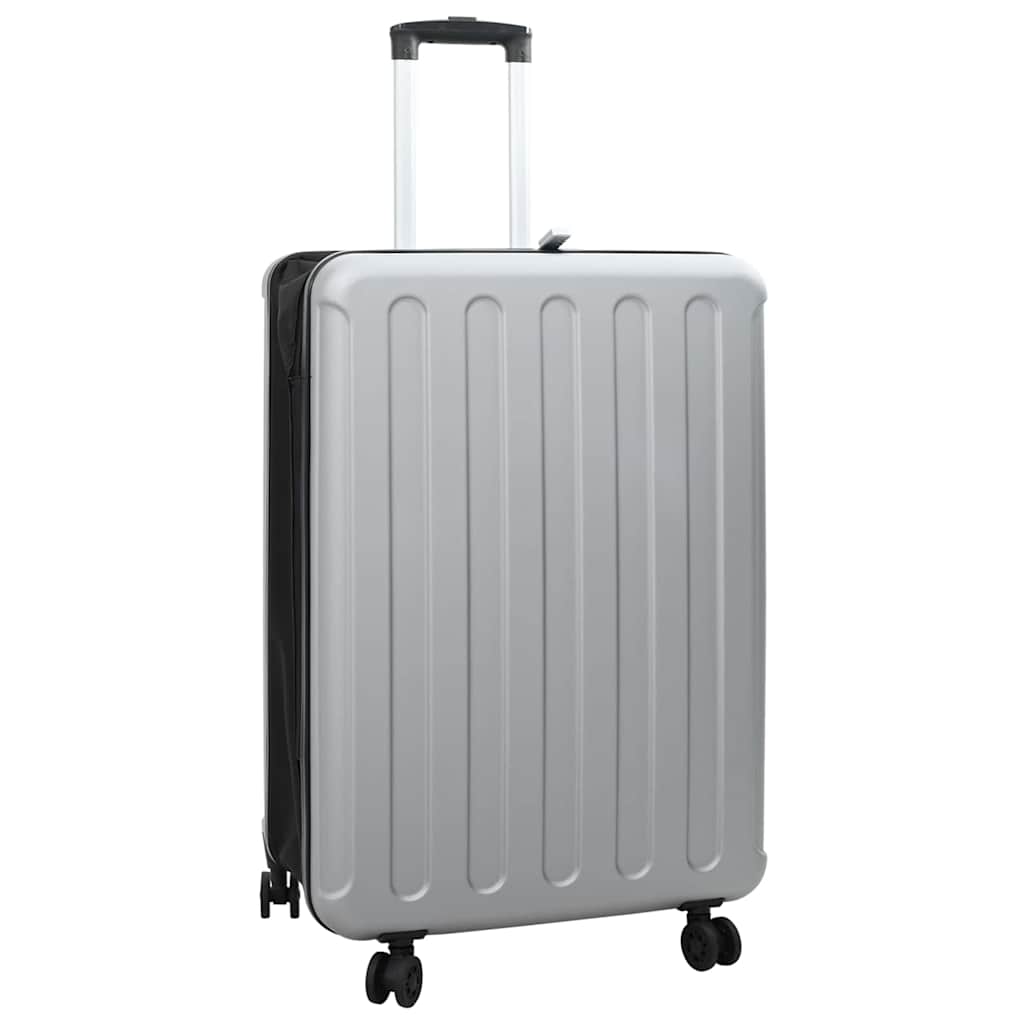 Vidaxx valise avec serrure argent 50 x 30 x 76 cm plastique abs