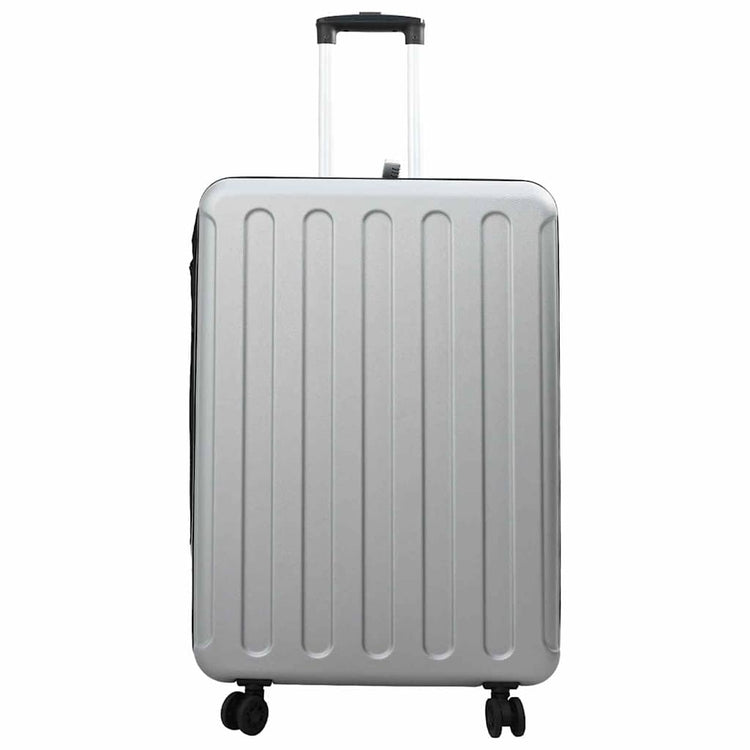 Vidaxx valise avec serrure argent 50 x 30 x 76 cm plastique abs