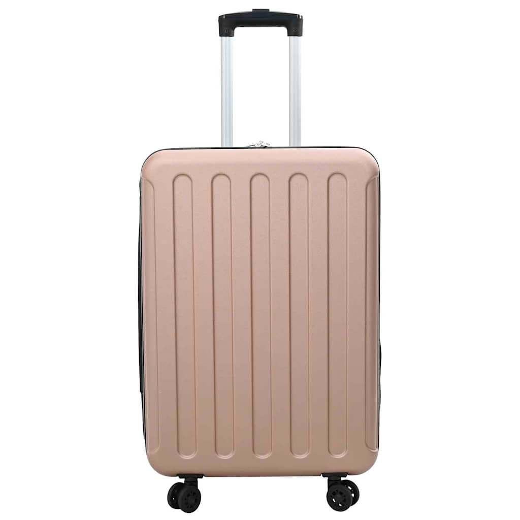 Vidaxx valise avec serrure or rose 43 x 27 x 66 cm plastique abs