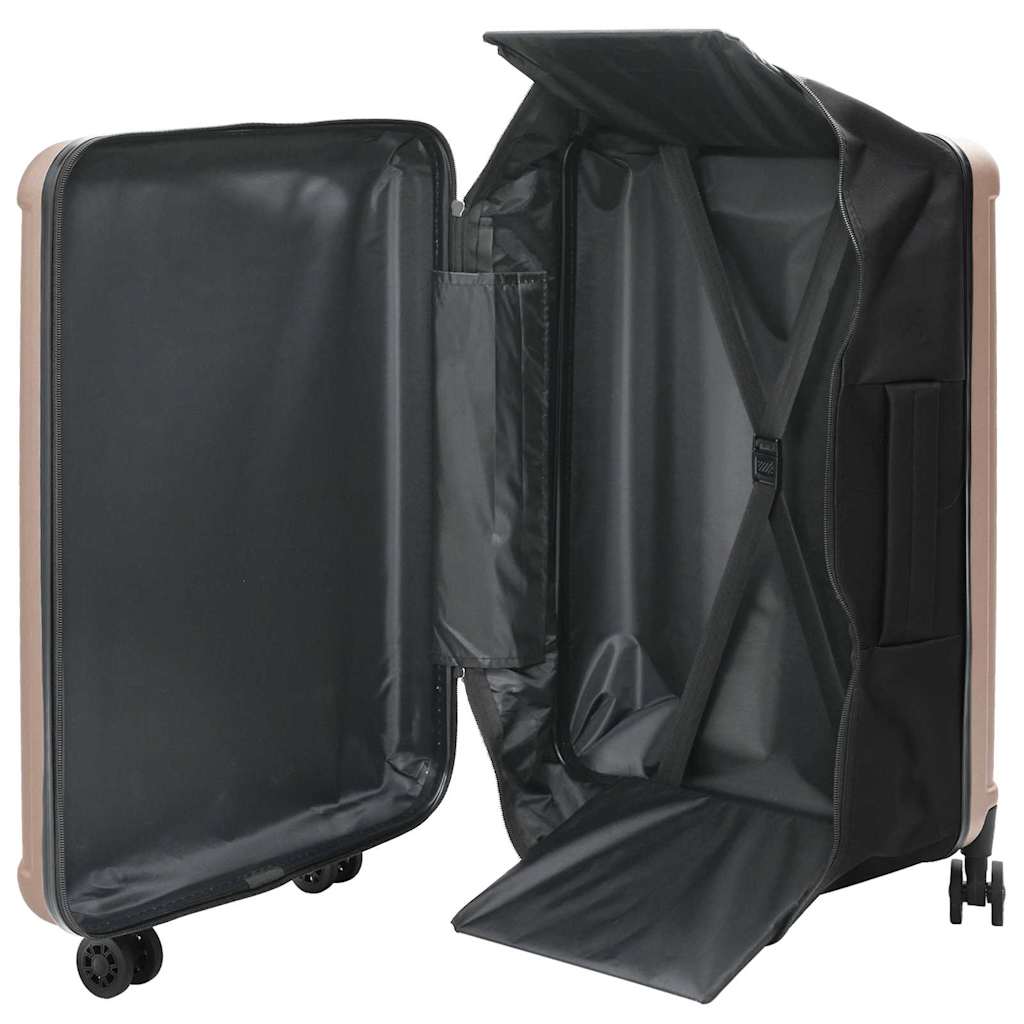 Vidaxx valise avec serrure or rose 50 x 30 x 76 cm plastique abs