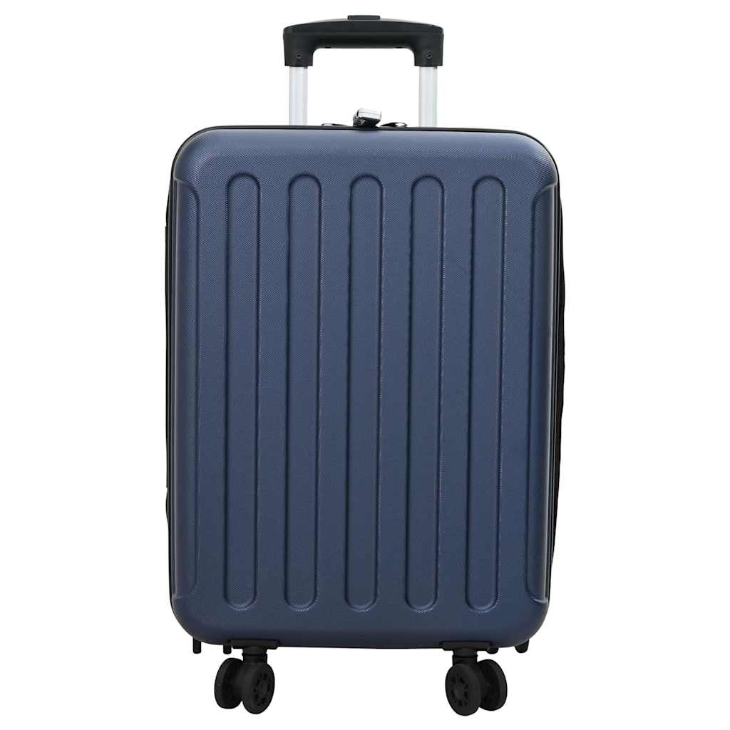 Vidaxx valise avec serrure bleu foncé 34 x 23 x 55,5 cm plastique abs