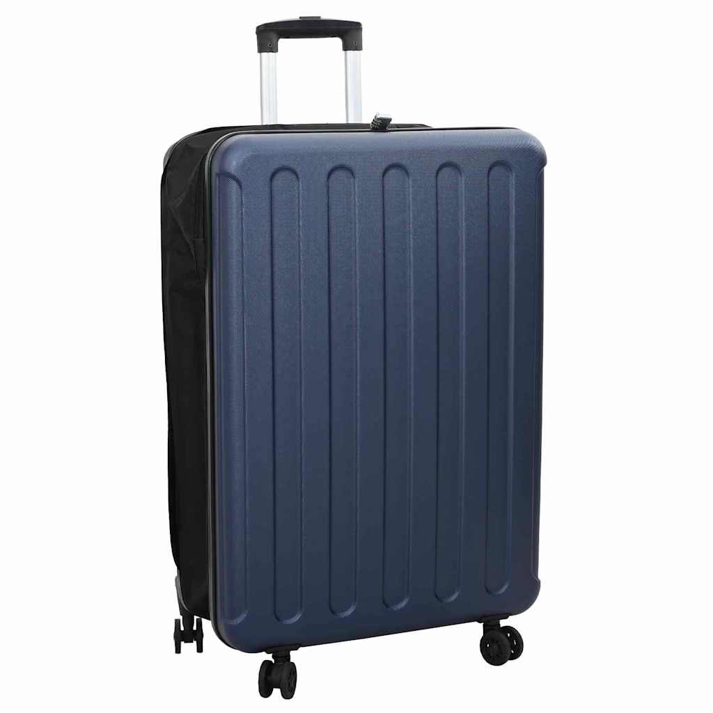 Vidaxx valise avec serrure bleu foncé 50 x 30 x 76 cm plastique abs
