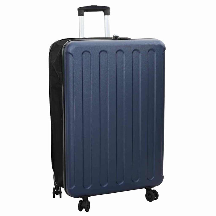 Vidaxx valise avec serrure bleu foncé 50 x 30 x 76 cm plastique abs