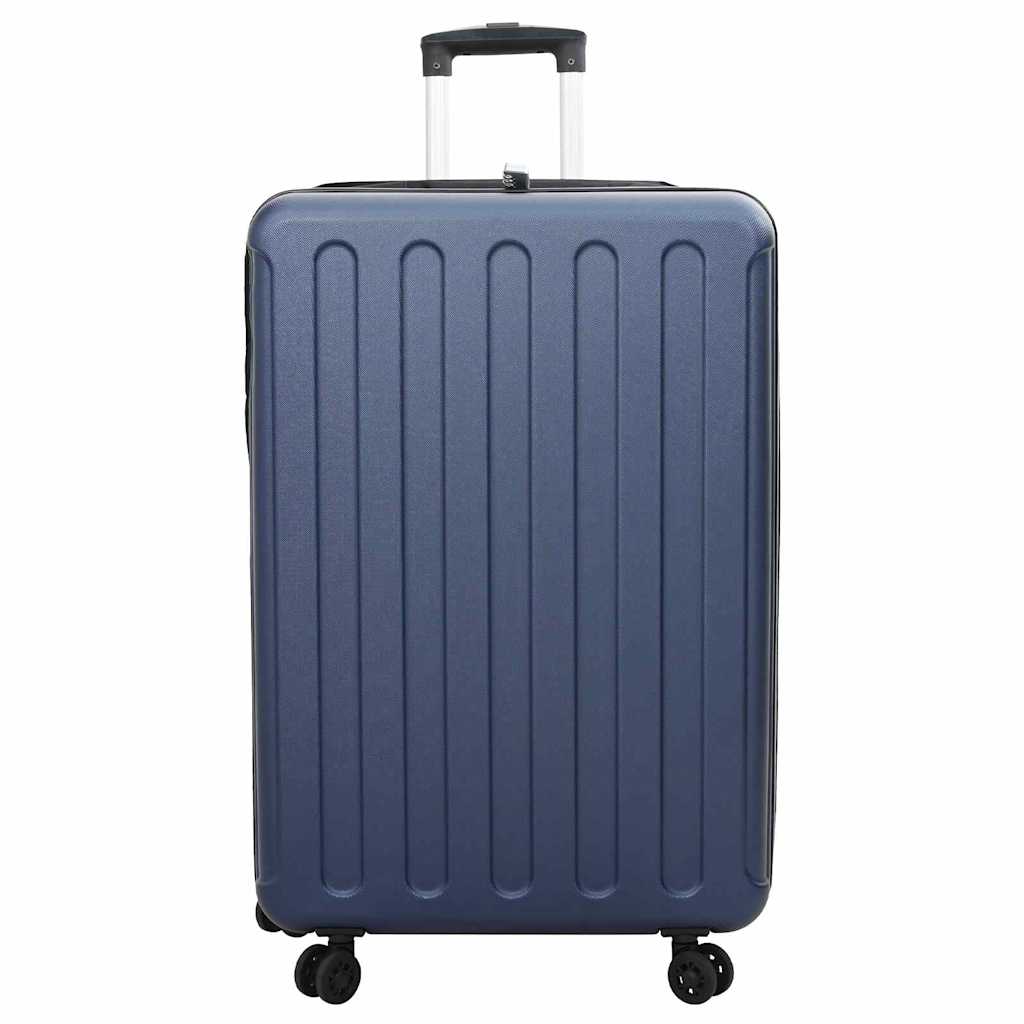 Vidaxx valise avec serrure bleu foncé 50 x 30 x 76 cm plastique abs