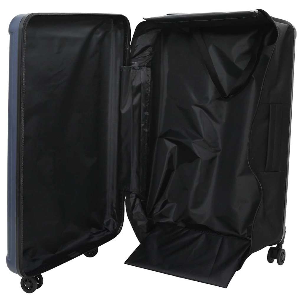 Vidaxx valise avec serrure bleu foncé 50 x 30 x 76 cm plastique abs