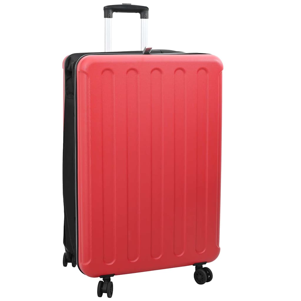 Vidaxx valise avec serrure rouge 50 x 30 x 76 cm plastique abs