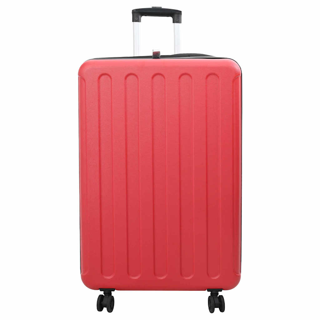 Vidaxx valise avec serrure rouge 50 x 30 x 76 cm plastique abs