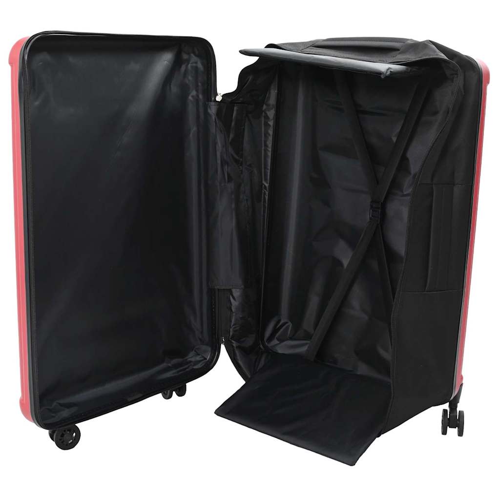 Vidaxx valise avec serrure rouge 50 x 30 x 76 cm plastique abs