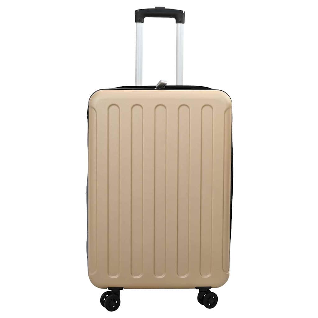 Vidaxx valise avec serrure champagne 34 x 23 x 55,5 cm plastique abs