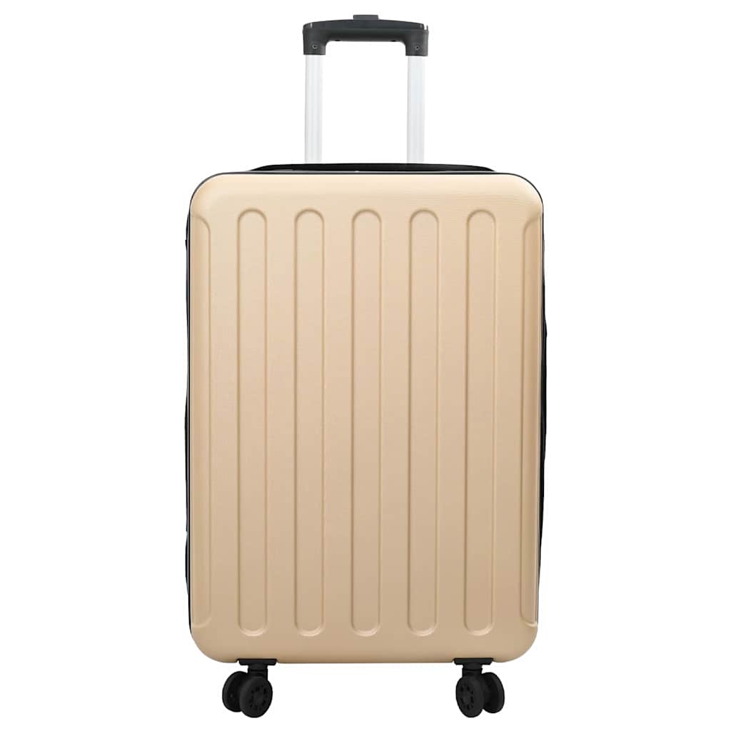 VidaXL valise avec serrure champagne 43 x 27 x 66 cm plastique abs