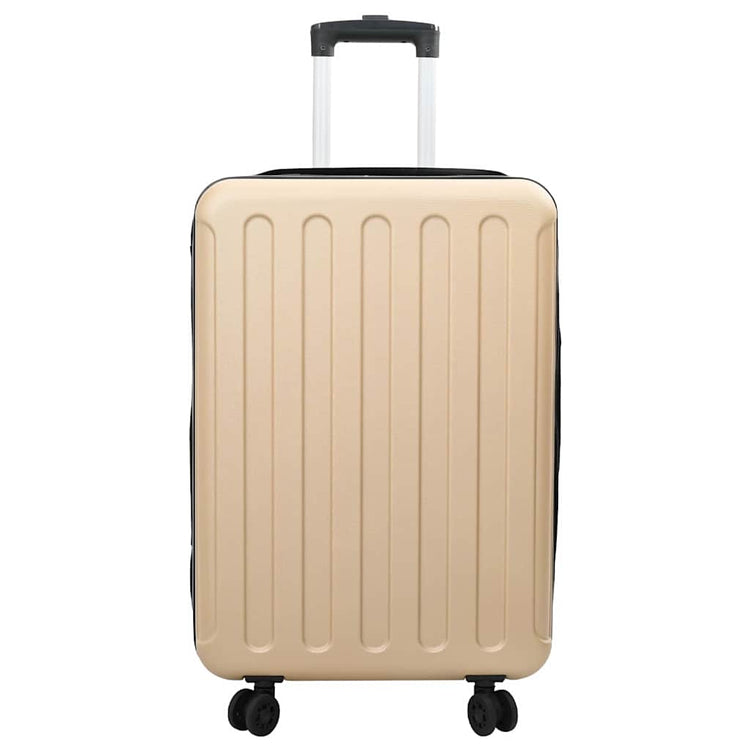 VidaXL valise avec serrure champagne 43 x 27 x 66 cm plastique abs