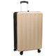 VidaXL valise avec serrure champagne 50 x 30 x 76 cm plastique abs