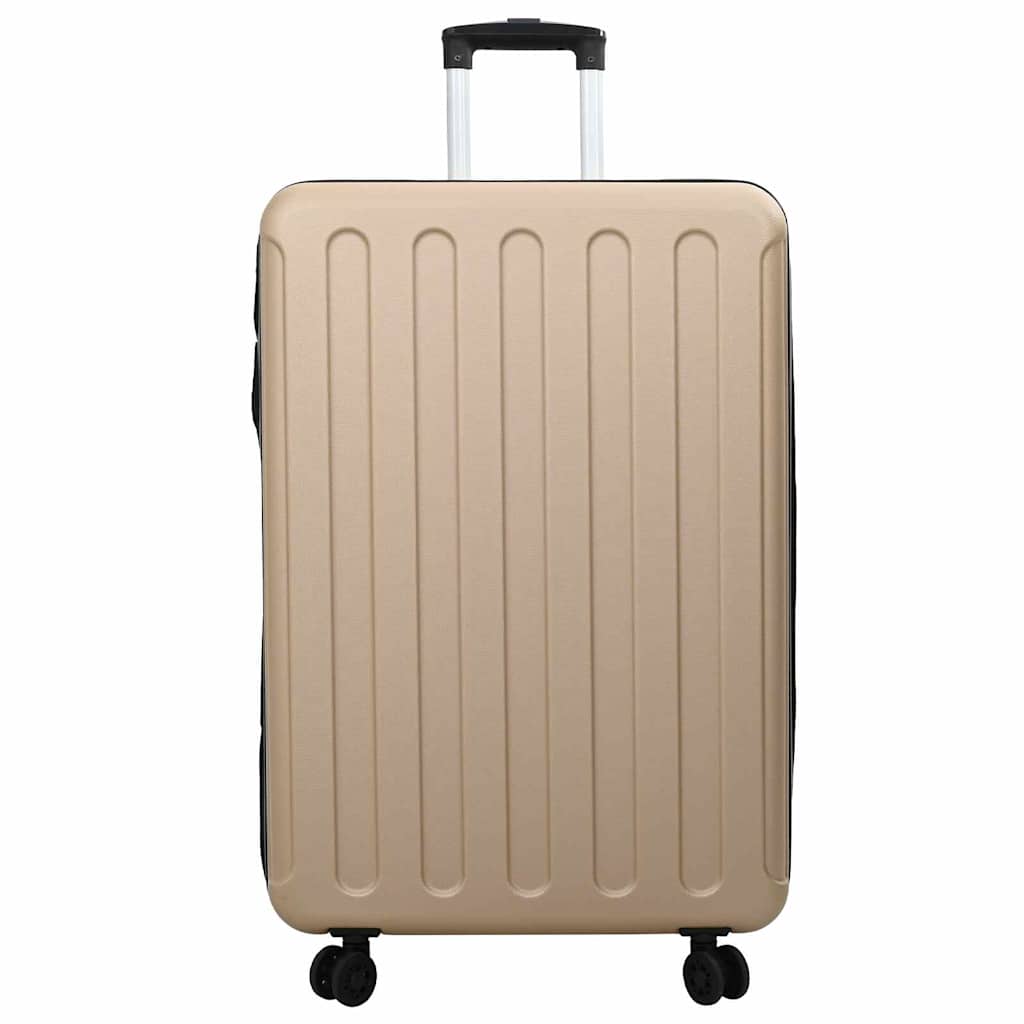 VidaXL valise avec serrure champagne 50 x 30 x 76 cm plastique abs