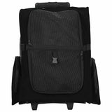 Vidaxx chariot pour animaux de compagnie 3-en-1 48x32x (57-106) cm tissu oxford noir - afbeelding 3