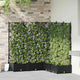 Vidaxxl pot de fleur de jardin 5 pcs noir 120 x 120 x 125,5 cm acier