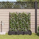 VidaXL pot de fleur de jardin 3 pcs acier noir
