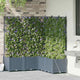 VidaXL pot de fleur de jardin 5 pcs acier gris clair
