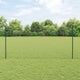 Vidaxl poteau de clôture 11 pcs vert 120 cm acier