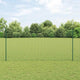 Vidaxl poteau de clôture 5 pcs vert 160 cm acier