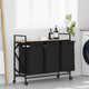Vidaxl panier à linge 3 compartiments avec étagères couleur chêne sonoma