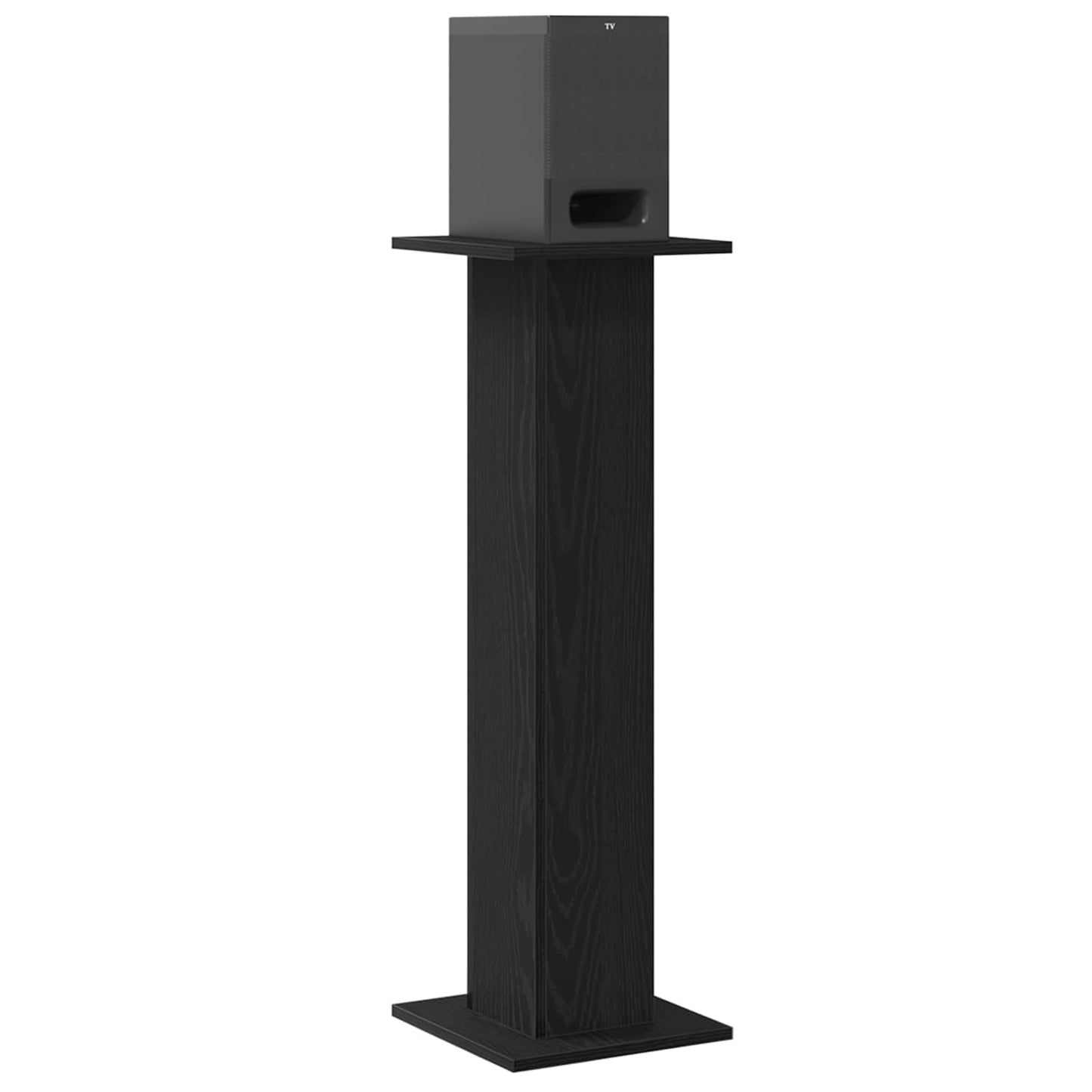 Vidaxl pieds d'enceintes 2 pcs chêne noir 30 x 30 x 95 cm