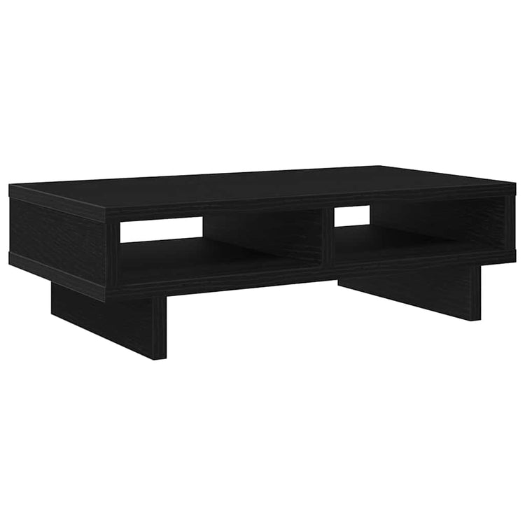 VidaXL support pour moniteur chêne noir 50x27x15 cm bois d'ingénierie