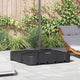 Pied de parasol suspendu Vidaxx noir 86 x 86 x 19 cm