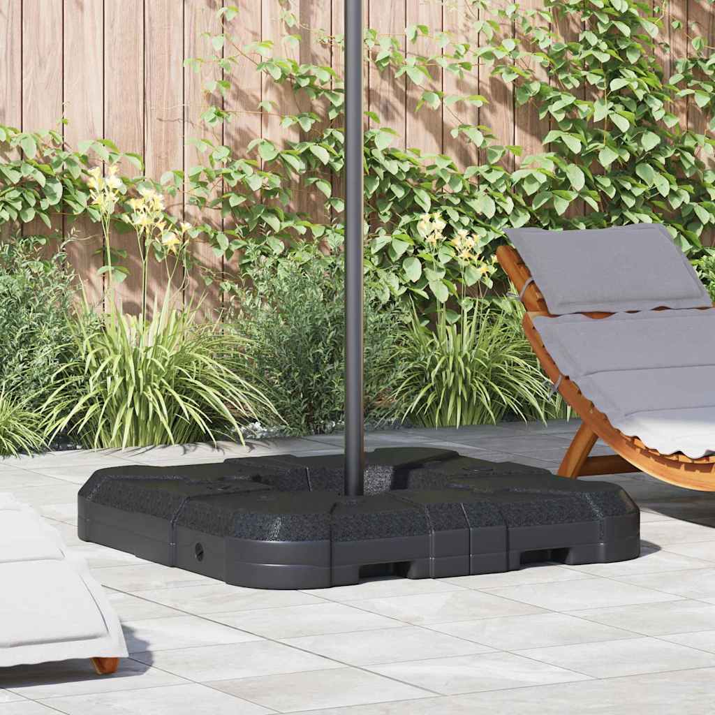 Pied de parasol suspendu Vidaxl noir 88,5 x 88,5 x 12 cm